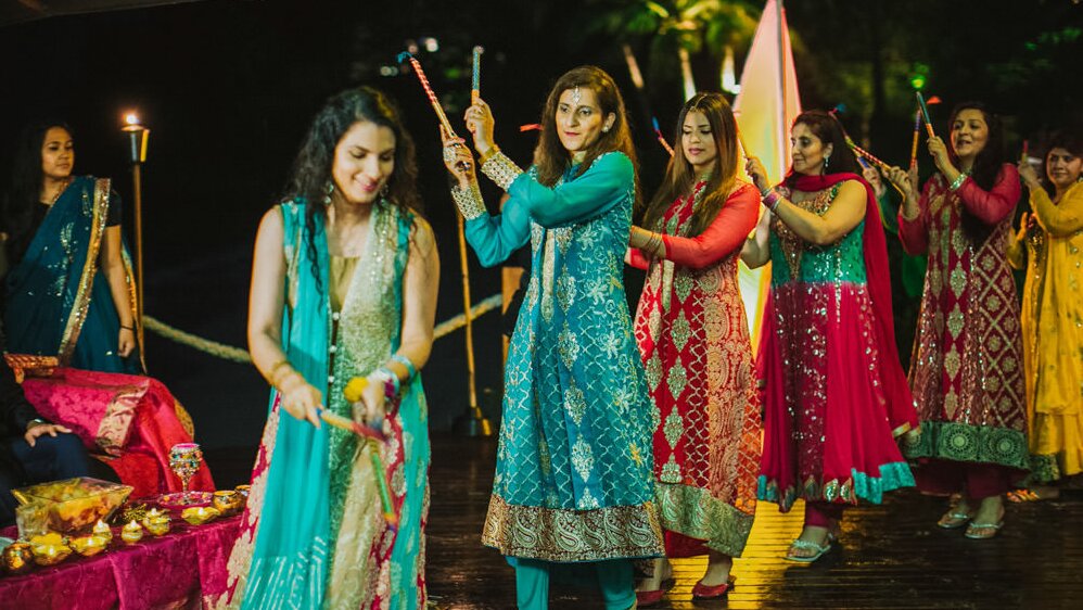 An exquisite Indian Wedding Ceremony at a rooftop venue in Koh Samui